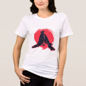 Melancholy x Raven Tri-Blend Shirt (Vorderseite)