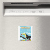 Melanesia Toucan Reiseplakat Magnet (In Situ (Geschirrspüler))