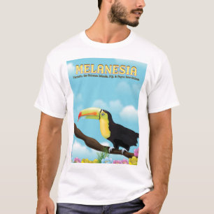 Melanesia Toucan Reiseplakat T-Shirt