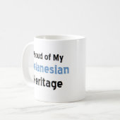 melanesische Kaffee-Tasse Kaffeetasse (Vorderseite Links)