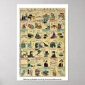 Melange der englischen Wörter von Tsunajima, Kamek Poster (Vorne)