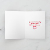 Melania Apathetic Birthday Grußkarte Karte (Innenseite)