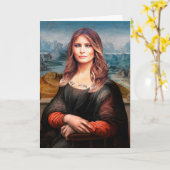 Melania Apathetic Birthday Grußkarte Karte (Gelbe Blume)