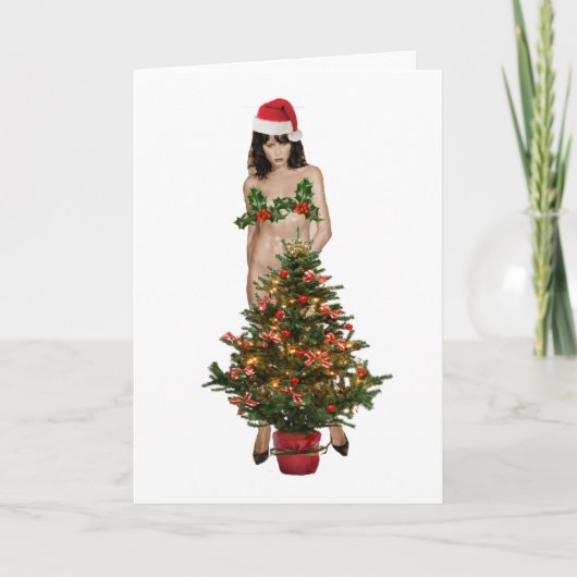 MELANIA, der Weihnachtsmann Feiertagskarte (Vorderseite)