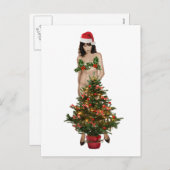 MELANIA, der Weihnachtsmann Feiertagspostkarte (Vorne/Hinten)