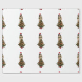 MELANIA, der Weihnachtsmann Geschenkpapier (Flach)