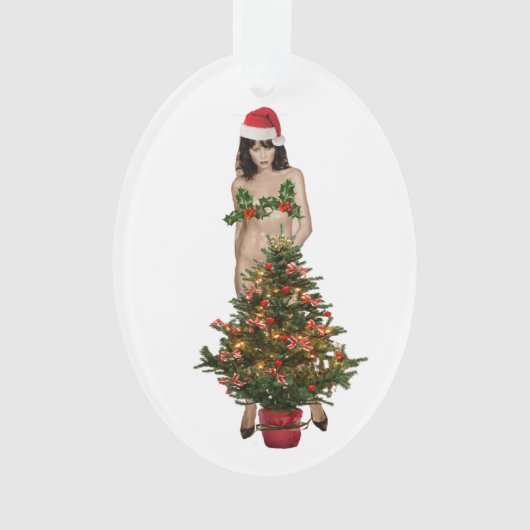 MELANIA, der Weihnachtsmann Ornament (Vorderseite)