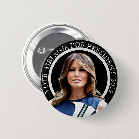 Melania for President 2024 Button (Vorne & Hinten)