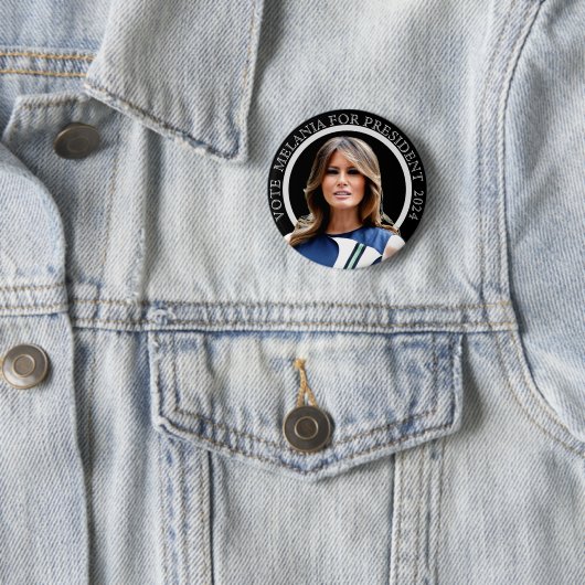 Melania for President 2024 Button (Beispiel)