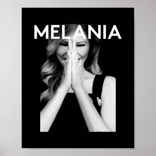 Melania Krypto-Meme-Münze Poster (Vorne)