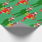 Melania santa trump geschenkpapier (Ecke)