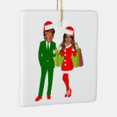Melania santa trump keramikornament (Rechts)