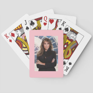 Melania Trump auf dem Kartendeck