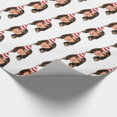 MELANIA TRUMP BIRTHTAG GESCHENKPAPIER (Ecke)