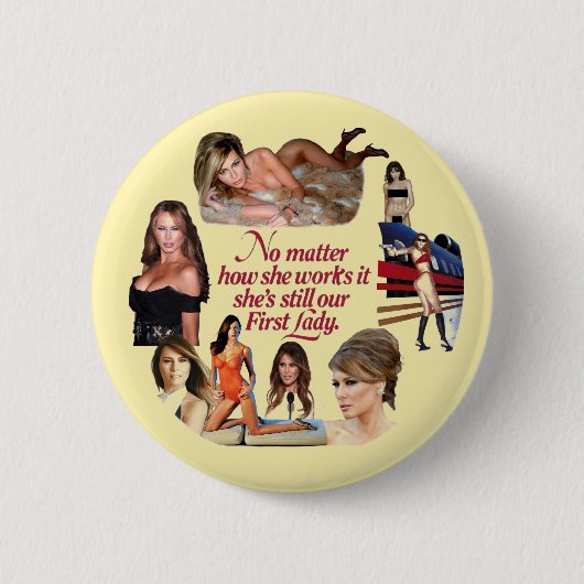 Melania Trump Button (Vorderseite)