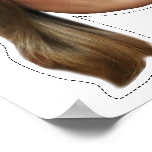 Melania Trump Costume Mask Poster (Ecke)