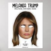 Melania Trump Costume Mask Poster (Vorne)