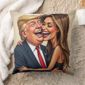 Melania Trump Donald Trump Kissen (Decke)