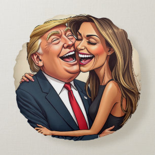 Melania Trump Donald Trump Rundes Kissen