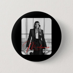 Melania Trump - Foto der First Lady Inauguration 2 Button