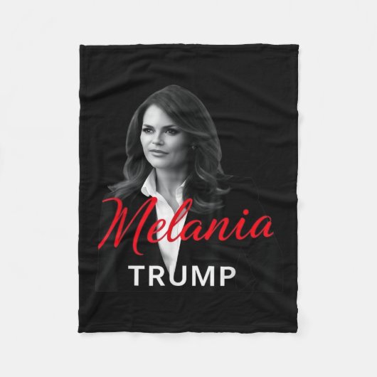 Melania Trump - Foto der First Lady Inauguration 2 Fleecedecke (Vorderseite)