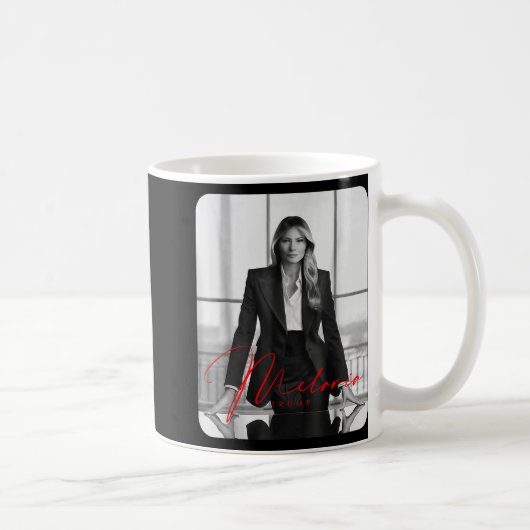 Melania Trump - Foto der First Lady Inauguration 2 Kaffeetasse (Rechts)