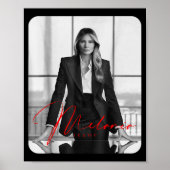 Melania Trump - Foto der First Lady Inauguration 2 Poster (Vorne)