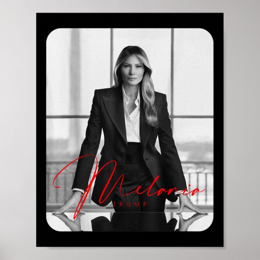 Melania Trump - Foto der First Lady Inauguration 2 Poster (Vorne)