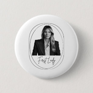 Melania Trump - Foto zur Einweihung der First Lady Button