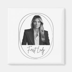 Melania Trump - Foto zur Einweihung der First Lady Magnet