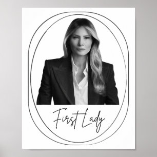 Melania Trump - Foto zur Einweihung der First Lady Poster