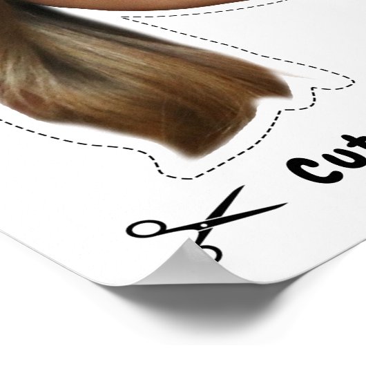 Melania Trump MAGA Hat Halloween Mask Poster (Ecke)