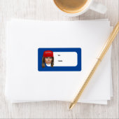 Melania Trump MAGA Weihnachten Adressaufkleber (Insitu)