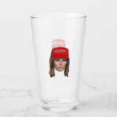 Melania Trump MAGA Weihnachten Glas (Rückseite)