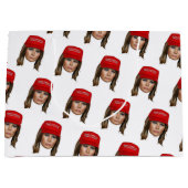 Melania Trump MAGA Weihnachten Große Geschenktüte (Vorderseite)