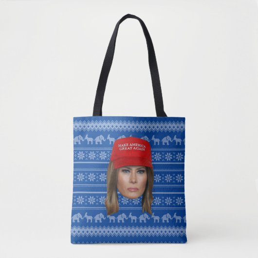 Melania Trump MAGA Weihnachten Tasche (Vorderseite)