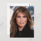 Melania Trump Offizielles Foto im Weißen Haus Postkarte (Vorne/Hinten)