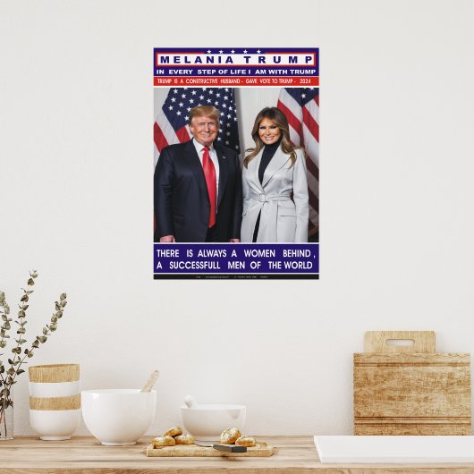 Melania trump poster (Küche)
