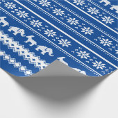 MELANIA TRUMP Weihnachten Geschenkpapier (Ecke)