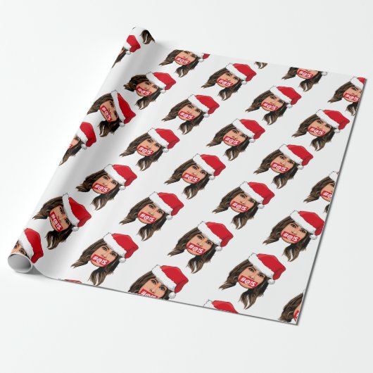MELANIA TRUMP Weihnachten Geschenkpapier (Ungerollt)
