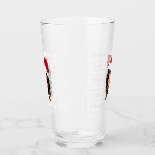 MELANIA TRUMP Weihnachten Glas (Links)