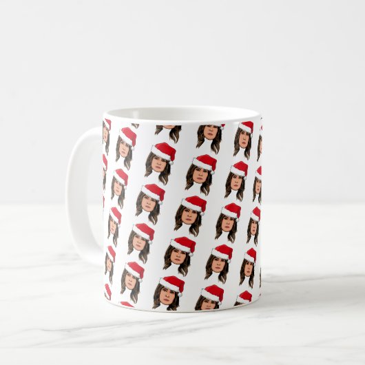MELANIA TRUMP Weihnachten Kaffeetasse (Vorderseite Links)