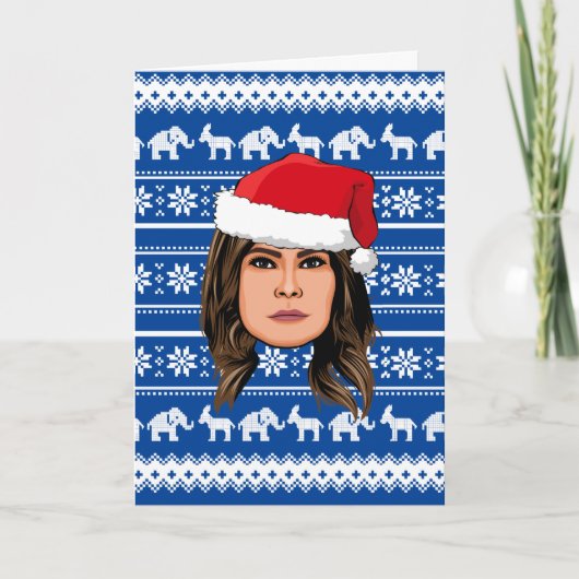 MELANIA TRUMP Weihnachten Karte (Vorderseite)