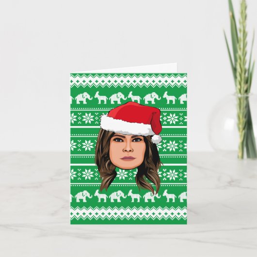 MELANIA TRUMP Weihnachten Karte (Vorderseite)
