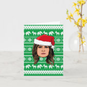 MELANIA TRUMP Weihnachten Karte (Gelbe Blume)