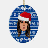 MELANIA TRUMP Weihnachten Keramik Ornament (Rechts)