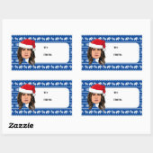 MELANIA TRUMP Weihnachten Rechteckiger Aufkleber (Blatt)