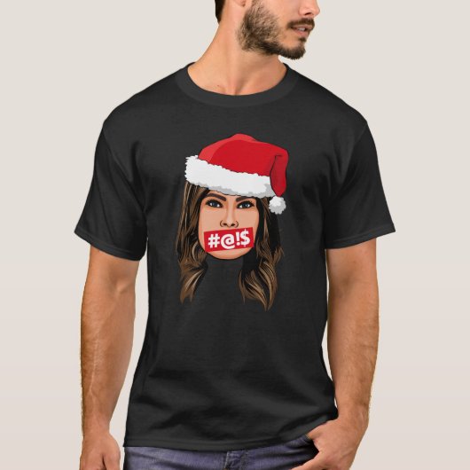 MELANIA TRUMP Weihnachten T-Shirt (Vorderseite)