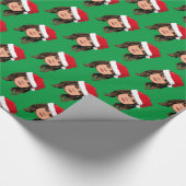 MELANIA TRUMP Weihnachtswrapping Paper Geschenkpapier (Ecke)