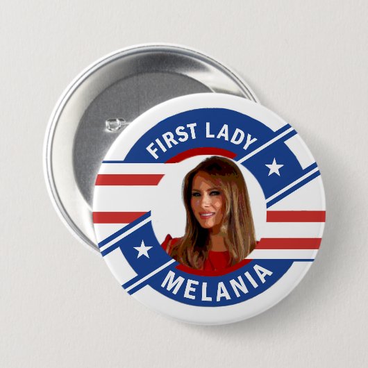 Melania-Trumpf Button (Vorne & Hinten)